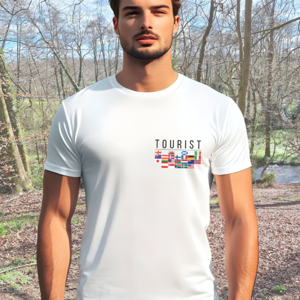 parkrun tourist shirt world flags