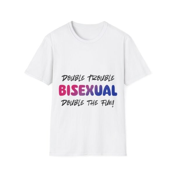 11039837731872835503_2048.jpeg Double Trouble Double the Fun Bisexual Pride Unisex T-Shirt