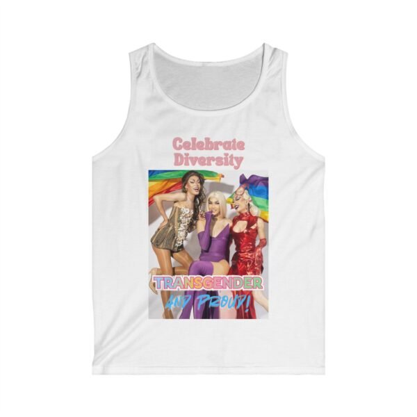 11478263988767610437_2048.jpeg Celebrate Diversity Transgender and Proud. Tank Top