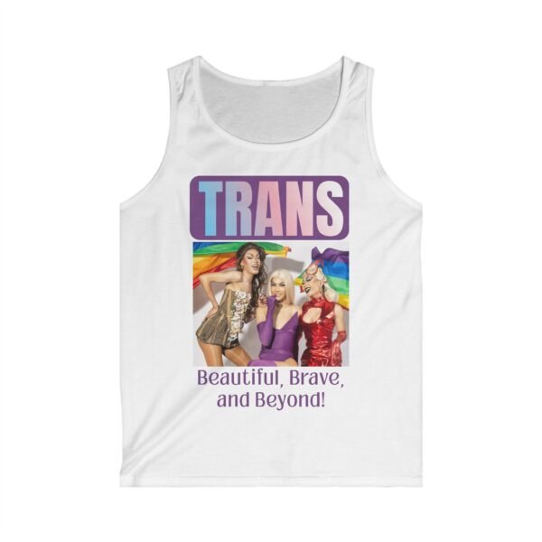Trans Beautiful, Brave, and Beyond. Colourful Tank Top