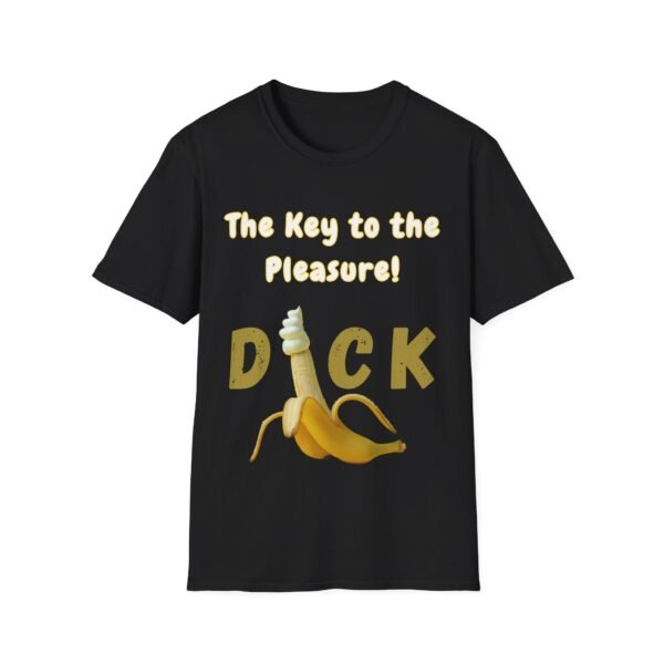 12817382037654774455_2048-1.jpeg Dick The Key to the Pleasure T-Shirt. Penis Humour