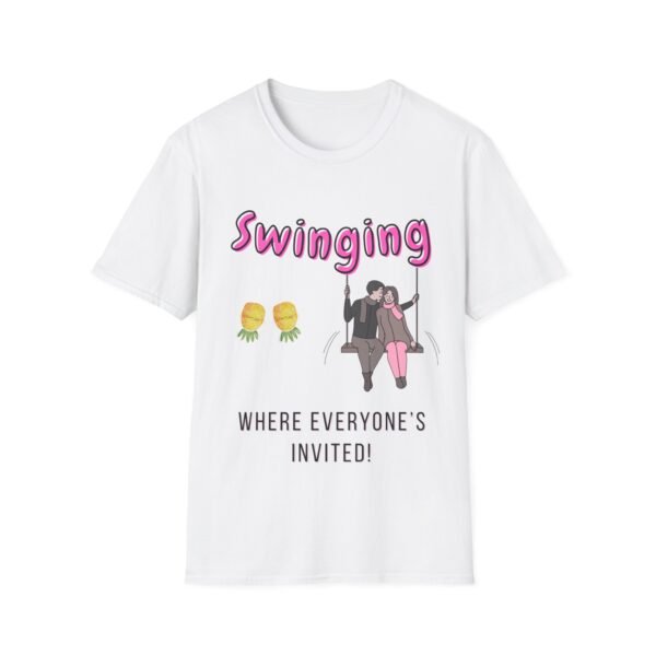 Swinging: Where Everyone's Invited. Funny Swingers T-Shirt