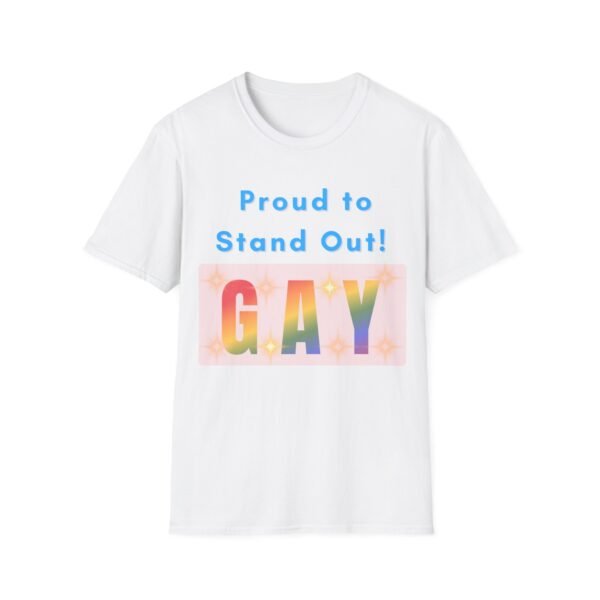 13941006596156662358_2048.jpeg Proud to Stand Out. Gay LGBT T-Shirt. Unique Gift Idea
