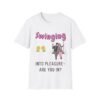 Swinging Into Pleasure. Are You In. Funny Swingers T-Shirt