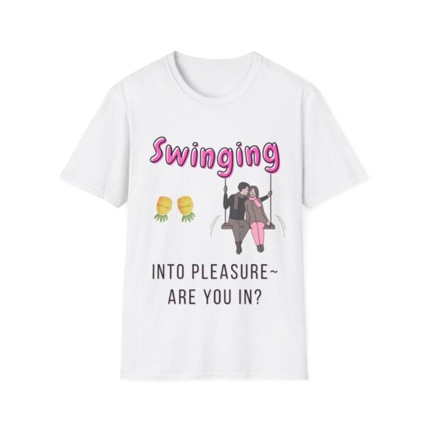 Swinging Into Pleasure. Are You In. Funny Swingers T-Shirt