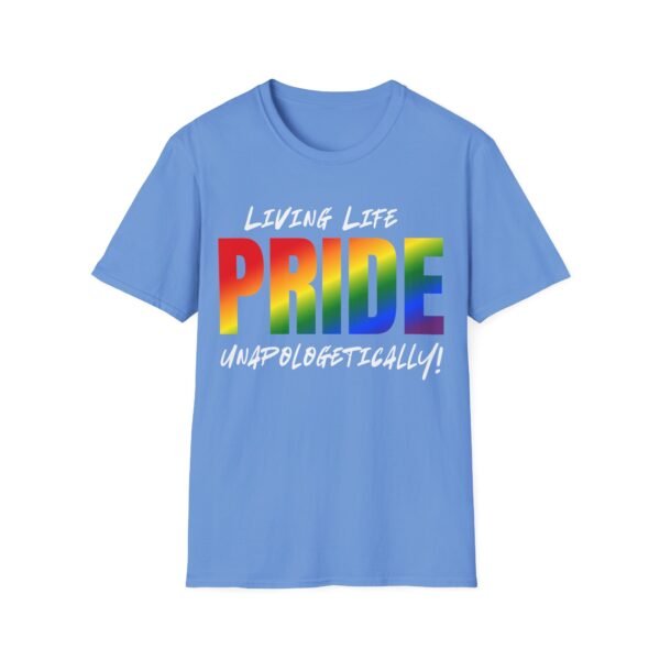 15993282338924889303_2048.jpeg Living Life Unapologetically. Gay LGBT Bold Pride Slogan Tee