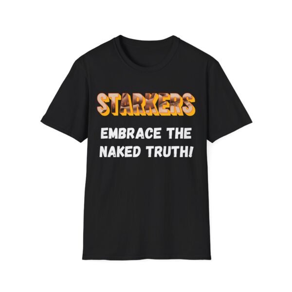 Starkers: Embrace the Naked Truth. Bold Nudist Shirt