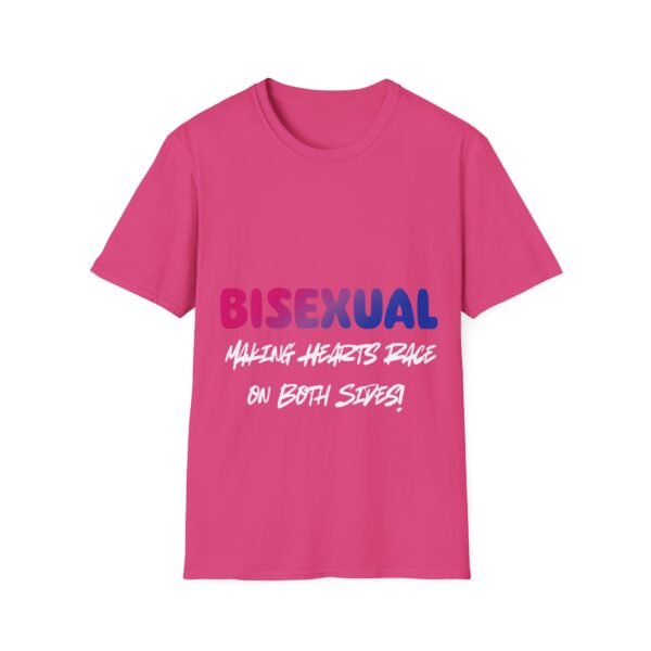 1749666689105169082_2048.jpeg Making Hearts Race on Both Sides Bisexual Unisex T-Shirt