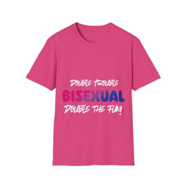 Double Trouble Double the Fun Bisexual Pride Unisex T-Shirt