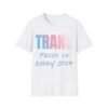 Pride in Every Step. Trans LGBT Pride Slogan Tee