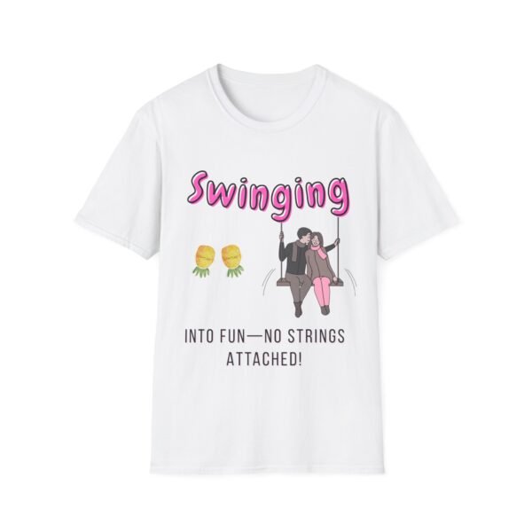 Swinging into Fun. No Strings Attached. Swingers T-Shirt