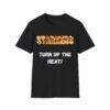 Starkers: Turn Up the Heat. Bold Nudist Shirt