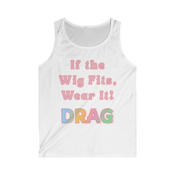 If the Wig Fits, Wear It. Colourful Tank Top