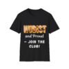 Nudist and Proud. Join the Club. Bold Nudist Shirt