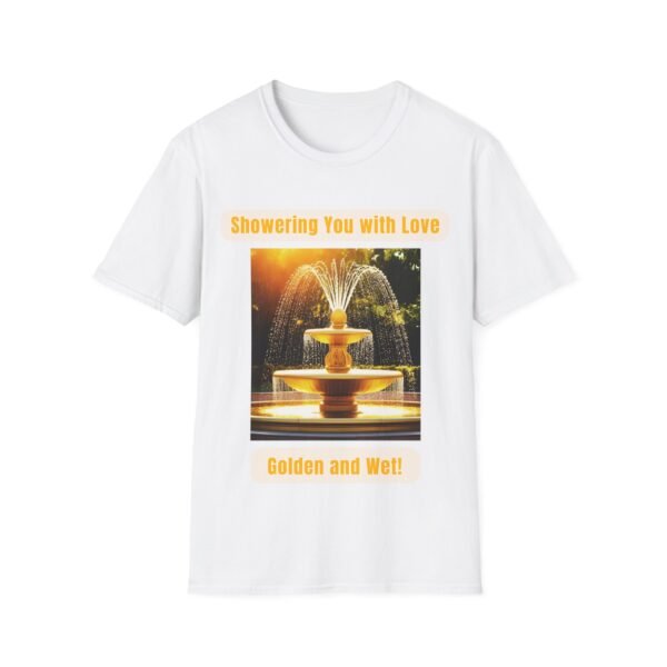 Showering You with Love Golden and Wet. Unisex Tee