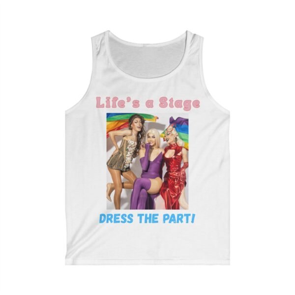 Life's a Stage. Dress the Part. Colourful Tank Top