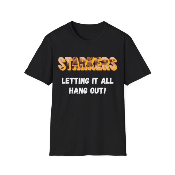 Starkers: Letting It All Hang Out. Bold Nudist Shirt