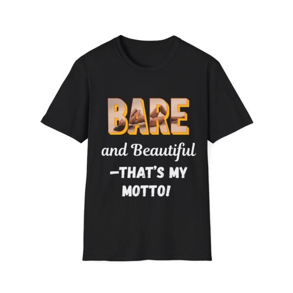 8674483589080475059_2048.jpeg Bare and Beautiful. That's My Motto, Nudist Shirt