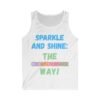 Sparkle and Shine The Crossdresser Way. Colourful Tank Top