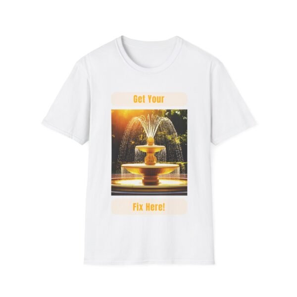 9569563141053833345_2048.jpeg Get Your Fix Here, Golden Shower. Wet Unisex T-shirt.