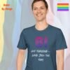 Bi and Fabulous_indigo blue t-shirt