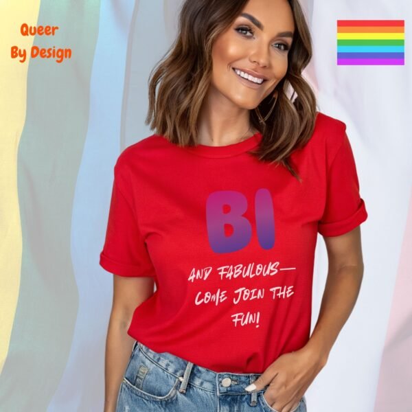 Bi and Fabulous_red t-shirt