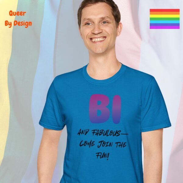 Bi and Fabulous_sapphire blue t-shirt