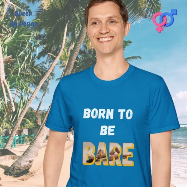 Born to Be Bare_sapphire t-shirt