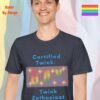 Certified Twink Twink Enthusiast_heather navy t-shirt Certified Twink Twink Enthusiast_heather navy t-shirt