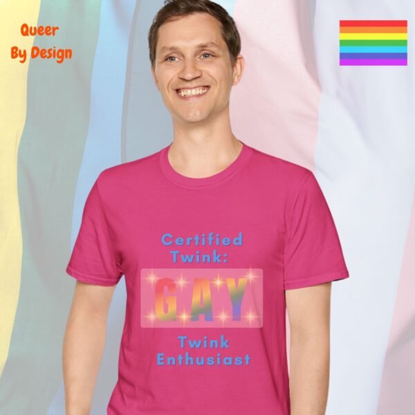 Certified Twink Twink Enthusiast_heliconia t-shirt Certified Twink Twink Enthusiast_heliconia t-shirt