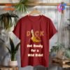 Cock Get Ready for a Wild Ride_cardinal red t-shirt