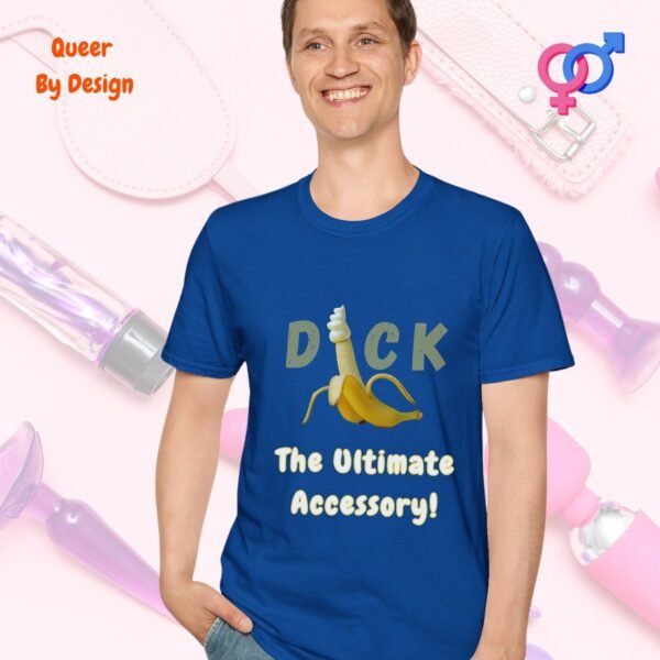 Cock The Ultimate Accessory_navy blue t-shirt