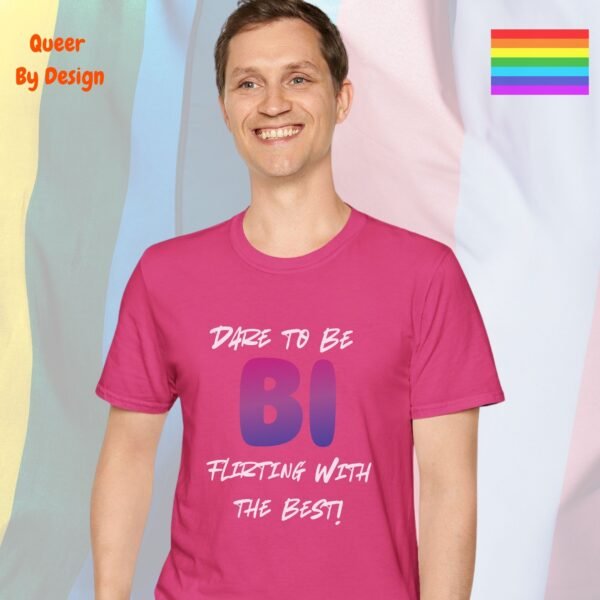 Dare to Be Bi_heliconia t-shirt Dare to Be Bi_heliconia t-shirt