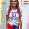 Dare to Be Bi_ladies white t-shirt Dare to Be Bi_ladies white t-shirt