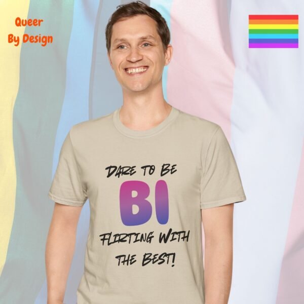 Dare to Be Bi_sand t-shirt Dare to Be Bi_sand t-shirt