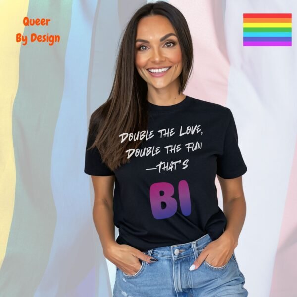 Double the Love, Double the Fun_black t-shirt Double the Love, Double the Fun_black t-shirt