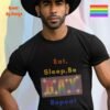 Eat, Sleep, Gay, Repeat_black t-shirt Eat, Sleep, Gay, Repeat_black t-shirt