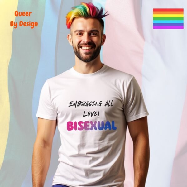 Embracing All Love_white t-shirt Embracing All Love_white t-shirt