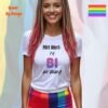 Flirt Alert I’m Bi and Ready_ladies white t-shirt