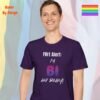 Flirt Alert I’m Bi and Ready_purple t-shirt