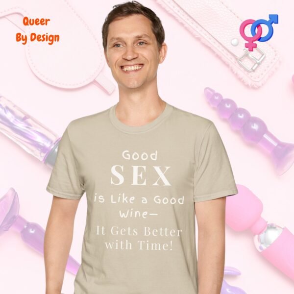Good Sex is Like a Good Wine_sand t-shirt