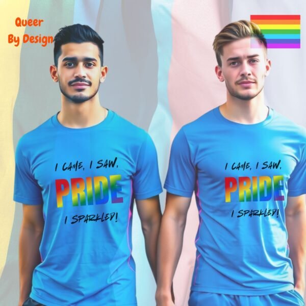 I Came, I Saw_carolina blue t-shirt