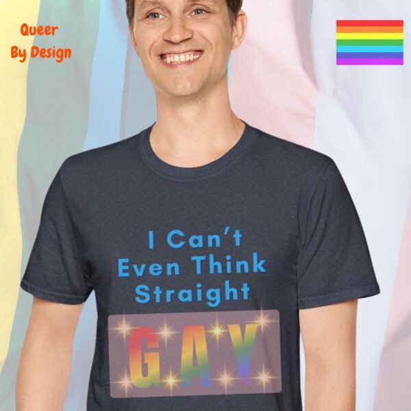 I Cannot Even Think Straight_heather navy t-shirt I Cannot Even Think Straight_heather navy t-shirt