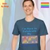 I am Here to Celebrate_indigo blue t-shirt I am Here to Celebrate_indigo blue t-shirt
