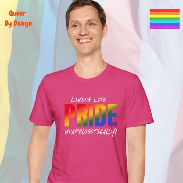 Living Life Unapologetically_heliconia t-shirt Living Life Unapologetically_heliconia t-shirt