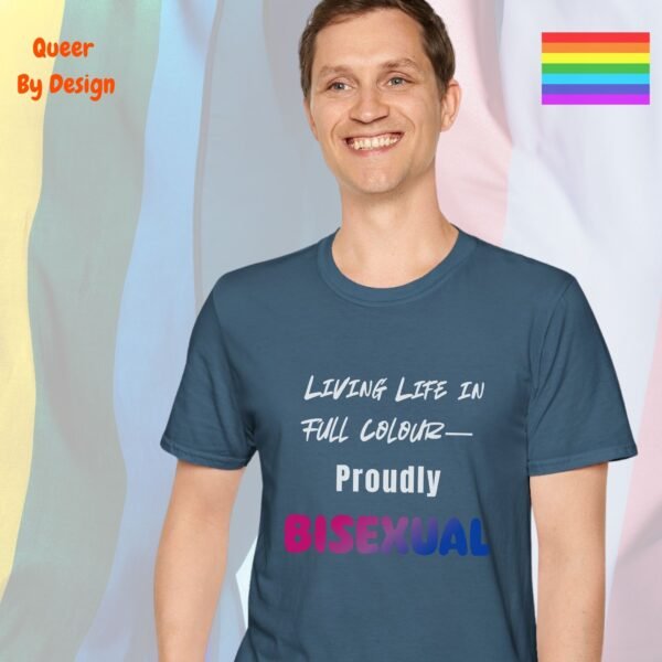 Living Life in Full Colour_indigo blue t-shirt