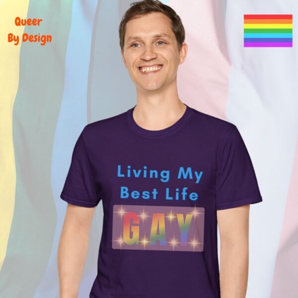 Living My Best Life_purple t-shirt