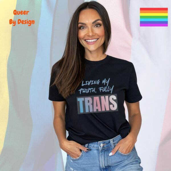 Living My Truth, Fully_black t-shirt