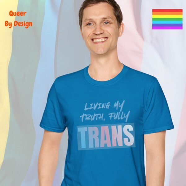 Living My Truth, Fully_sapphire blue t-shirt