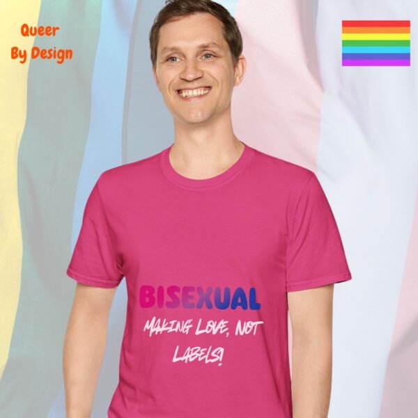 Making Love, Not Labels_heliconia t-shirt